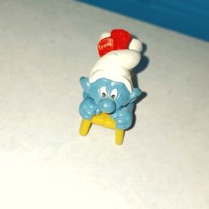 Vintage Smurf Toy